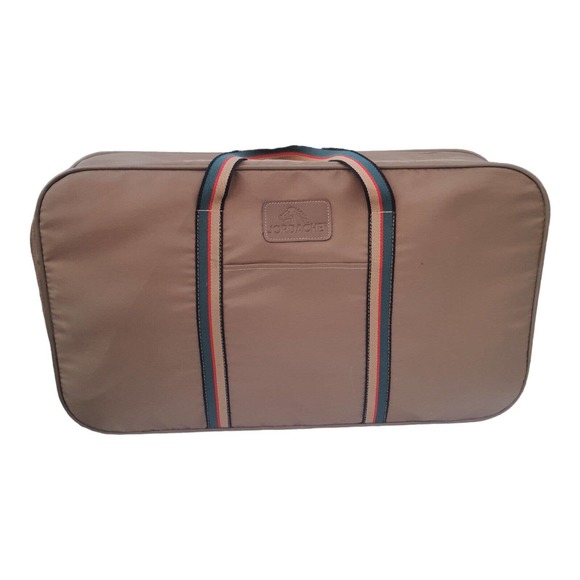 Vtg 70s Jordache Luggage Set Suitcase Carry-On Hanging Garment Bag STORE… - Picture 4 of 12